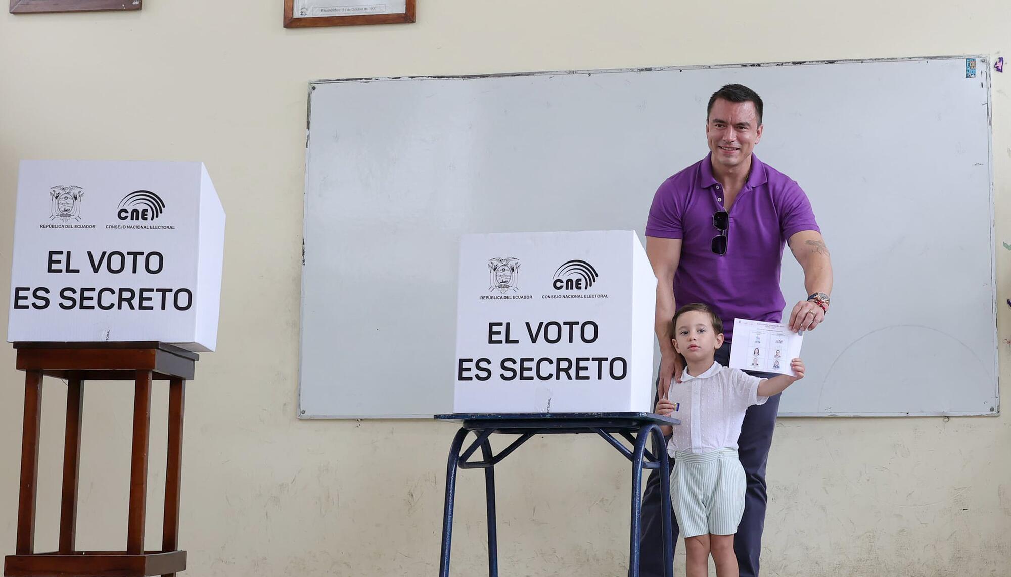 Daniel Noboa votación